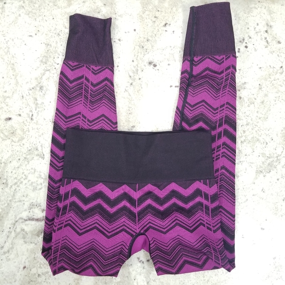 Lululemon Leggings Ebb To Street Pant Heathered Regal Plum Chevron leggins - Picture 4 of 12